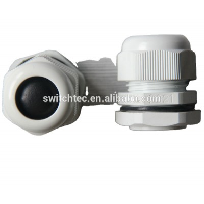 Nylon Cable Glands with no hole rubber 1/2 npt