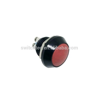 12mm Water-proof illuminated Nickle Plated or Golden Plated pushbutton switch