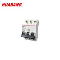 HUABANG DZ47 MCB 3 pole 63A circuit breaker