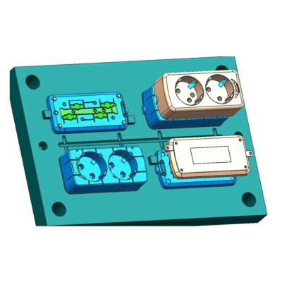 plastic injection mould for extension socket, Plastics injection mold, plastic molding for switch