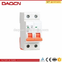 High strength factory supply 2 pole dc circuit breaker